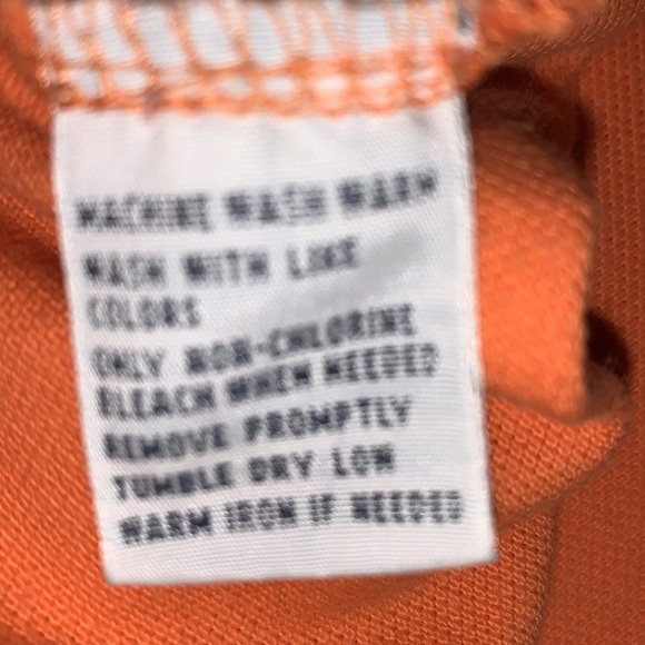Polo by Ralph Lauren Polo shirt size Medium and Orange in colour. VGUC - Picture 9 of 9